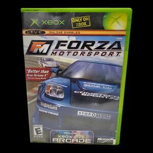Forza Motorsport Original Xbox Microsoft 2005 Complete CIB w/ Manual XBL Arcade